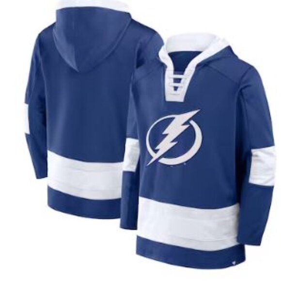 NHL Other - Tampa Bay Lightning Fanatics Inside Line Fleece Pullover Jersey Hoodie